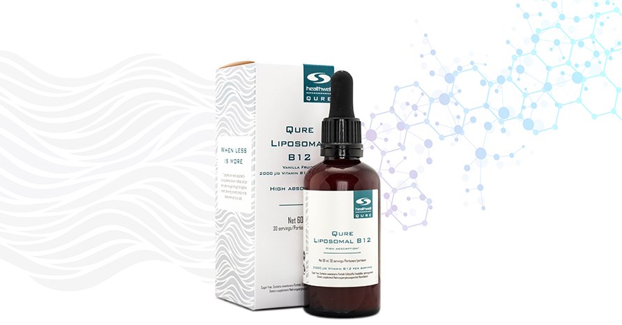 QURE Liposomal B12 with high absorption capacity.