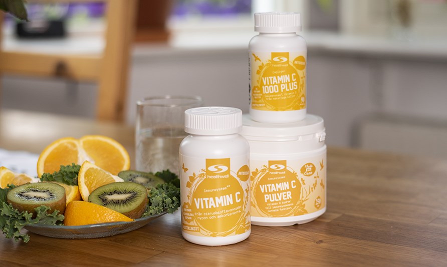 Vitamin C is available as both powder and tablets