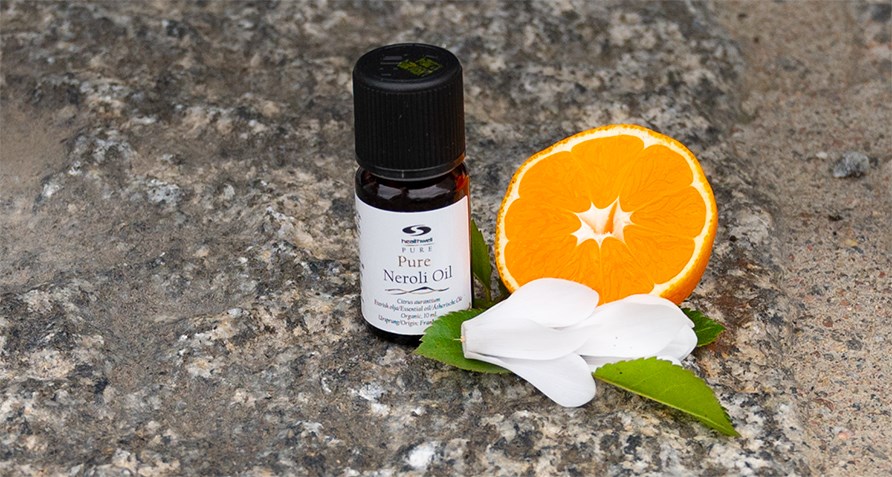 Essential neroli oil.