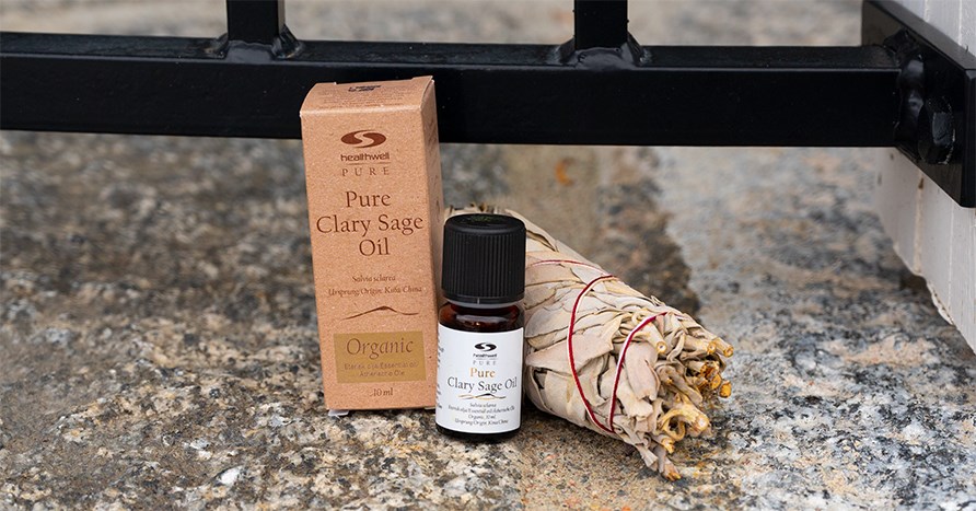 Essential clary sage oil.